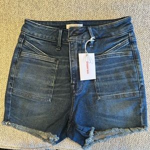 Good American denim shorts